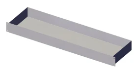 A tray for carrying cans of oil and other liquids