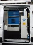 A van fitted out for installing internet systems