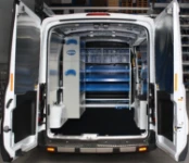 A van for wi-fi, data and telephone network installers