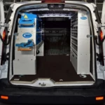 A view of the load compartment in a solar heating technician’s Connect