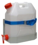 A water tank with tap