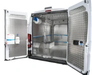 Aluminium interior lining for the Fiat Ducato