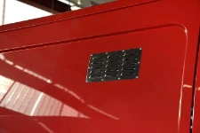 An air vent fitted as part of the NV400’s conversion