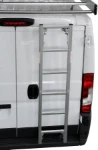 An aluminium ladder for access to the Ducato’s roof