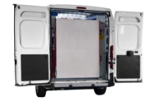 An aluminium loading ramp