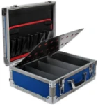An aluminium tool case