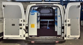 An NV200 with racking for a plumber