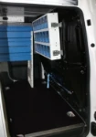 An upfit for an awning technician’s van