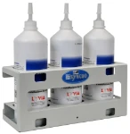 Bottle racks in aluminium, for installation in vans