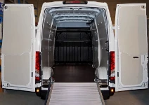 Cargo area of the 2014 Daily