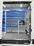 Cargo retaining systems on the bulkhead of the Crafter
