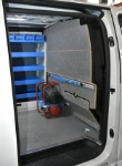Cargo straps on the ProAce’s bulkhead