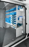 Case trays and a case transport compartment on the Jumper’s bulkhead