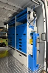 Cassettiere con arrotolatore e contenitori per Iveco Daily
