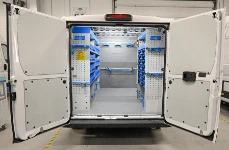 Citroen Jumper van racking by Syncro System