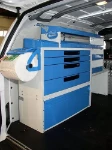 Drawer and shelving units Hyundai H1 left side