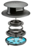 Exploded diagram of the VENT-ROT.G extractor for van roofs