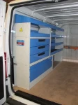 Torretta Syncro Ultra nel NV250 con cassettini a vista, cassetti e vano con anta