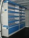 Modulo Syncro Ultra nel NV250 con cassetta di pronto soccorso e supporto per attrezzo