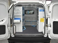 Fit-out with shelving in the Fiat Fiorino