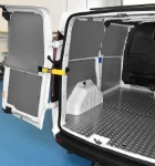 Floor and bodywork liners on the left of the Custom