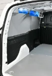 Floor panel, side protection, hooks and cable holders for the Fiat Doblò