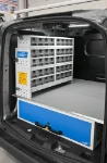 Cassettiera con cassetti trasparenti e cassetto sottopianale per Courier