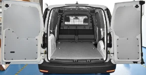 Ford Transit Connect load area lined and protected by Syncro System
