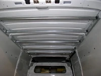 Garment hangers transport van conversion