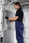 Installing a bodywork liner in a Ducato