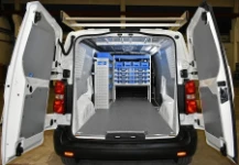 Interior lining and fit-out with cases for the Fiat Scudo