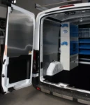 Interior linings in a van for installing wi-fi networks
