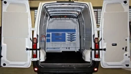 Interstar racking fitted at the bottom of the load compartment