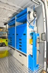 Cassettiere con arrotolatore e contenitori per Iveco Daily