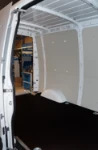 Left-hand side of the Daily with loading ramp – seen from the side door