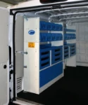 Left-hand side shelving for the Peugeot Boxer