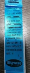 Mandatory label for Syncro System straps certified to DIN EN 12 195-2