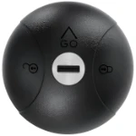 Manual key-operated lock fitted to the rear door of a van