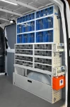 Rivestimento lato sinistro del Dacia Dokker con copriruota in alluminio mandorlato