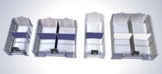 New double size, 26 cm long transparent drawer