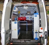 Nissan Primastar as a mobile workshop
