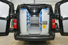 Opel Vivaro fit-out with shelving and interior linings