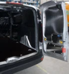 Plywood and aluminium liners on the right of the 2013 Connect