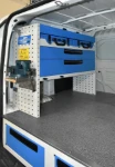 Racking in a Fiat Fiorino