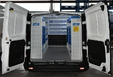 Racking in a long wheelbase, low roof Nissan NV300