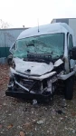01_The van damaged in a serious road accident