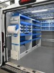 02_Shelves, case trays and accessories in the refrigeration service’s van