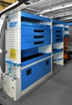 02_Syncro Ultra shelves, drawers and cargo retaining systems in the Vito