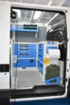 03_Drawer units in a corner of the Iveco Daily, with plywood work tops by Syncro System