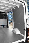 03_The right of the Crafter showing the van’s interior liners